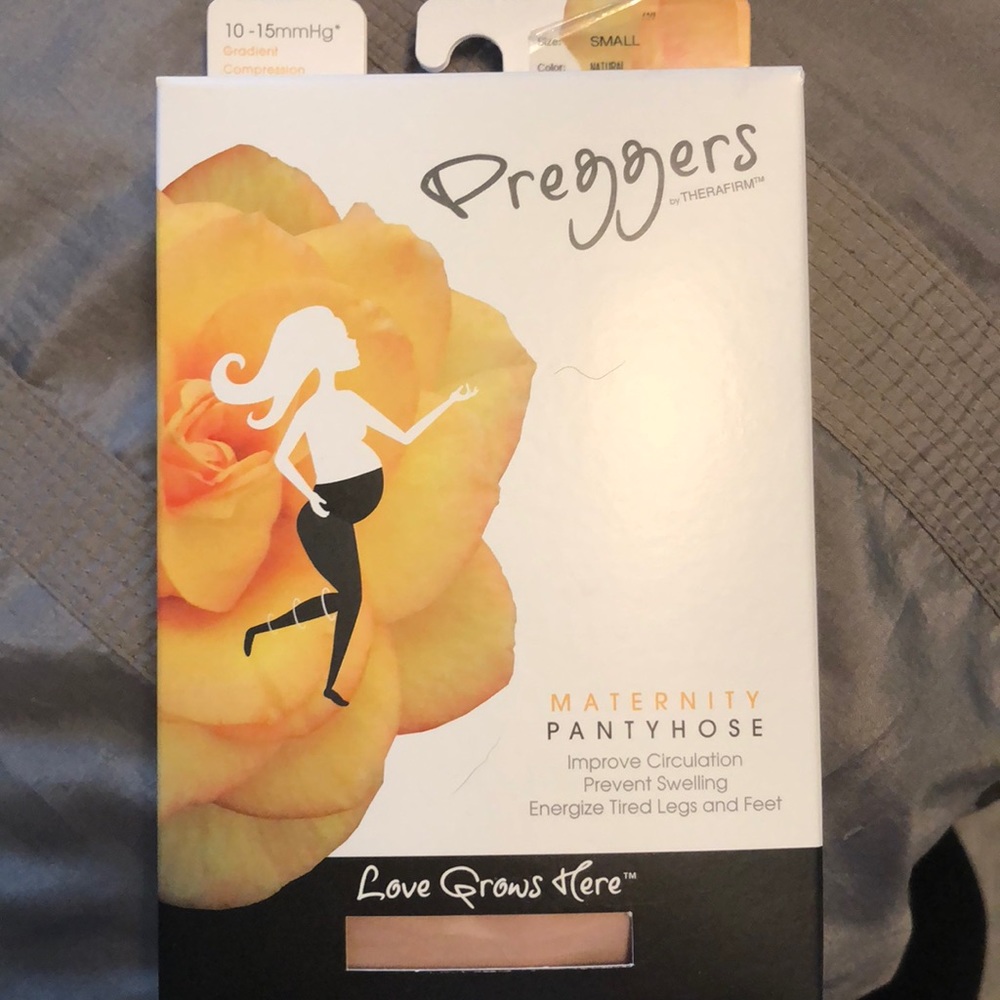Preggers Nude Compression Pantyhose